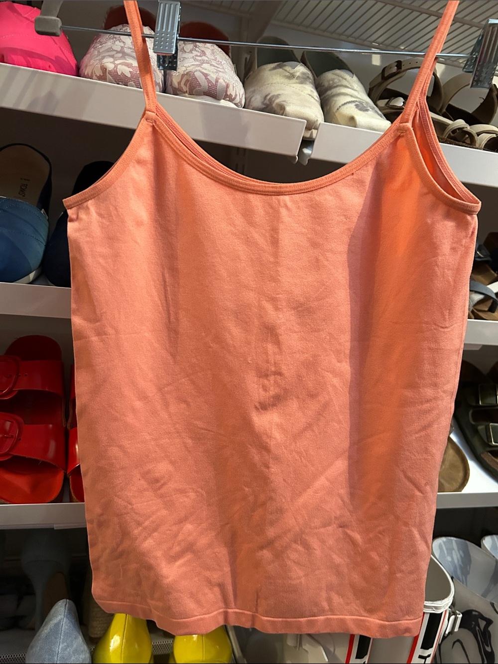 The Limited Peach/Cantaloupe Spaghetti Strap Camisole